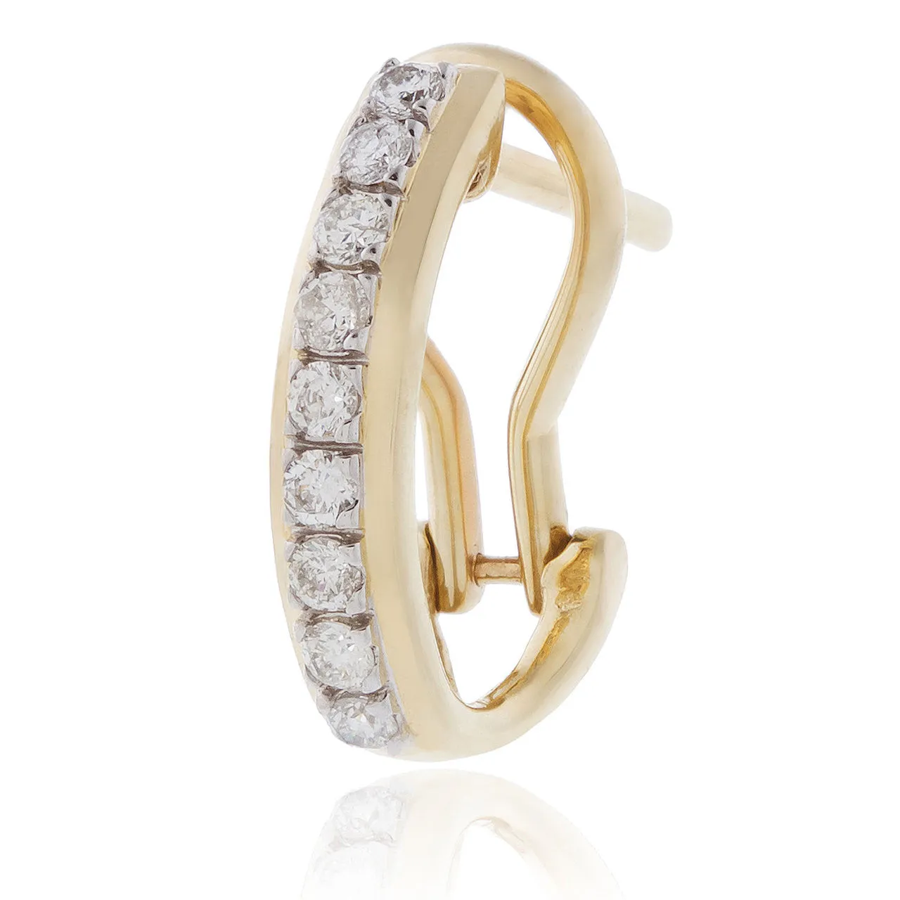 10K Yellow Gold 0.35ct Diamond Earrings
