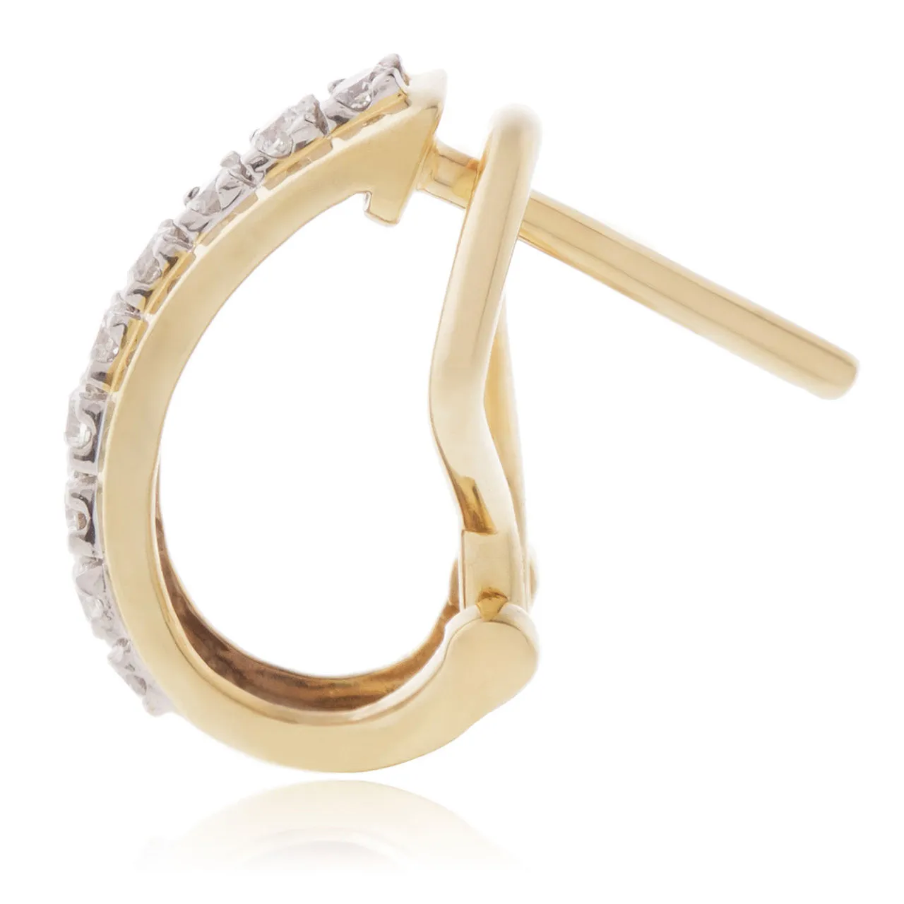 10K Yellow Gold 0.35ct Diamond Earrings