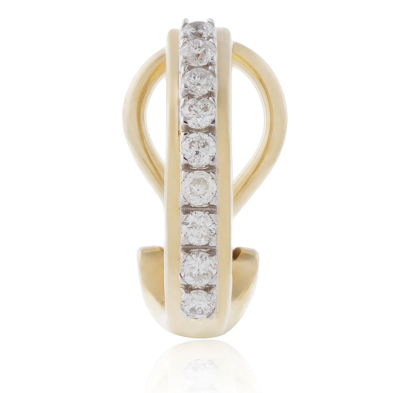 10K Yellow Gold 0.35ct Diamond Earrings