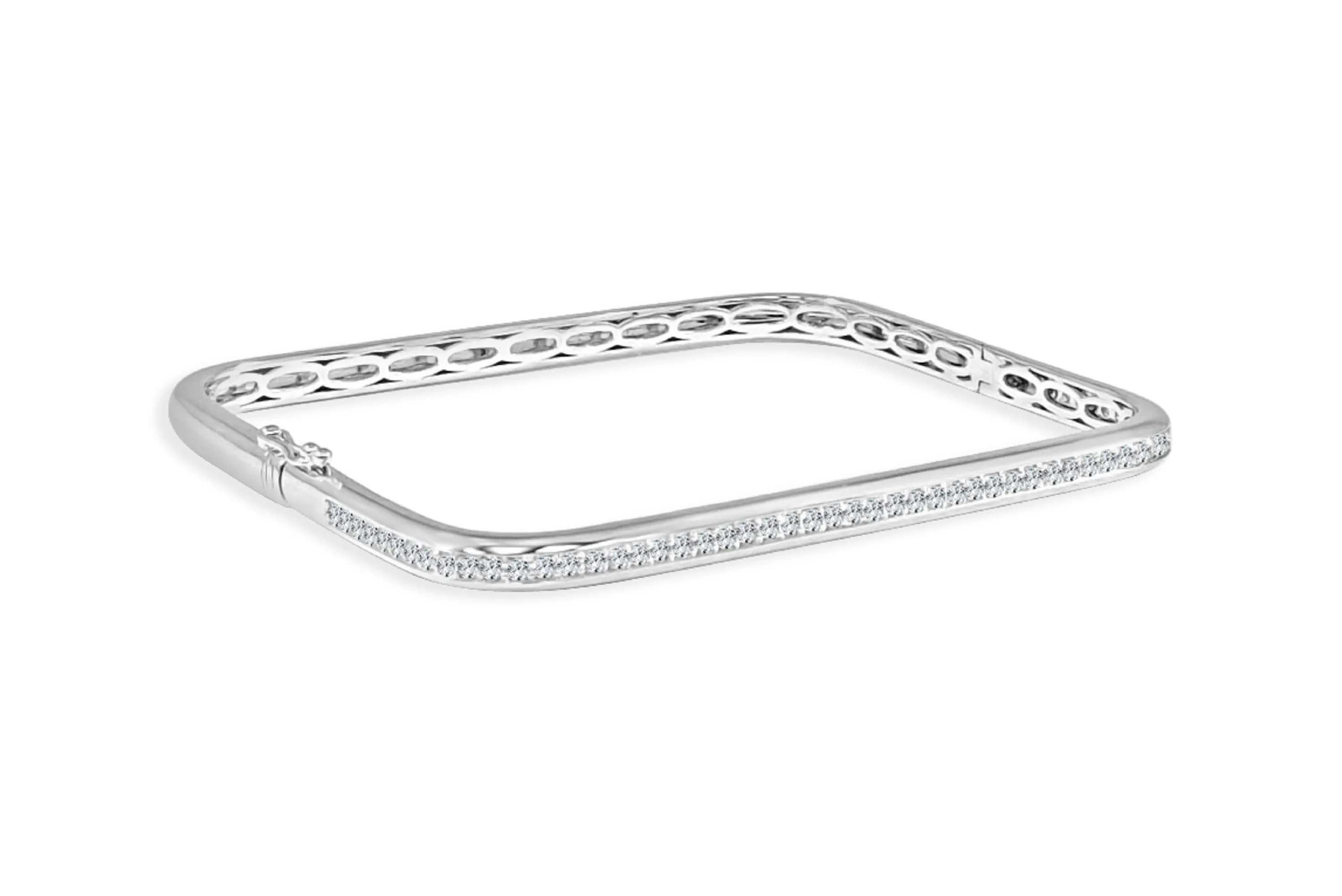 14k Gold & Diamond Bangle - 0.88ct