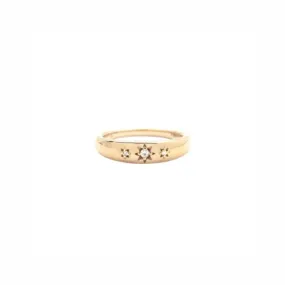 14k Starry Night Dome Ring