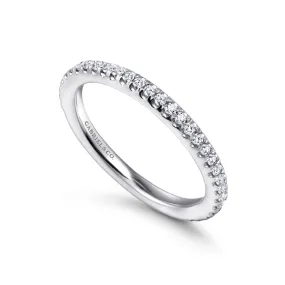 14K White Gold Stackable Diamond Ring - LR4885W45JJ