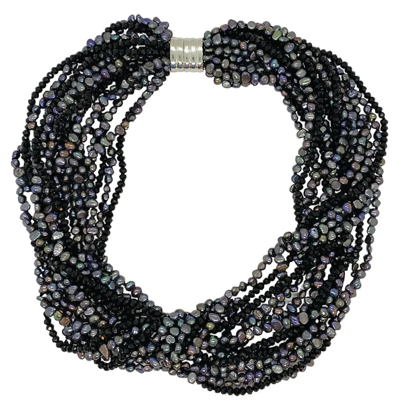15 Strand Quartz Choker