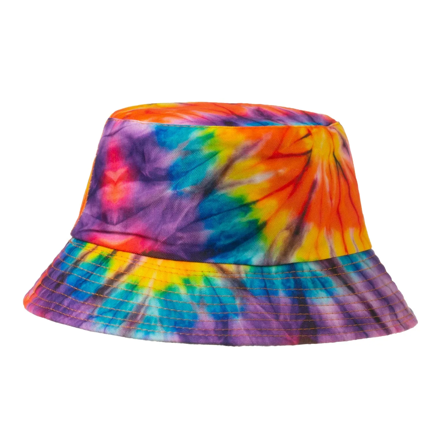2-5 Years Old Breathable Bucket Hat Tie-Dyed Children's Bucket Hat Sun Protection Baby Sun Hat