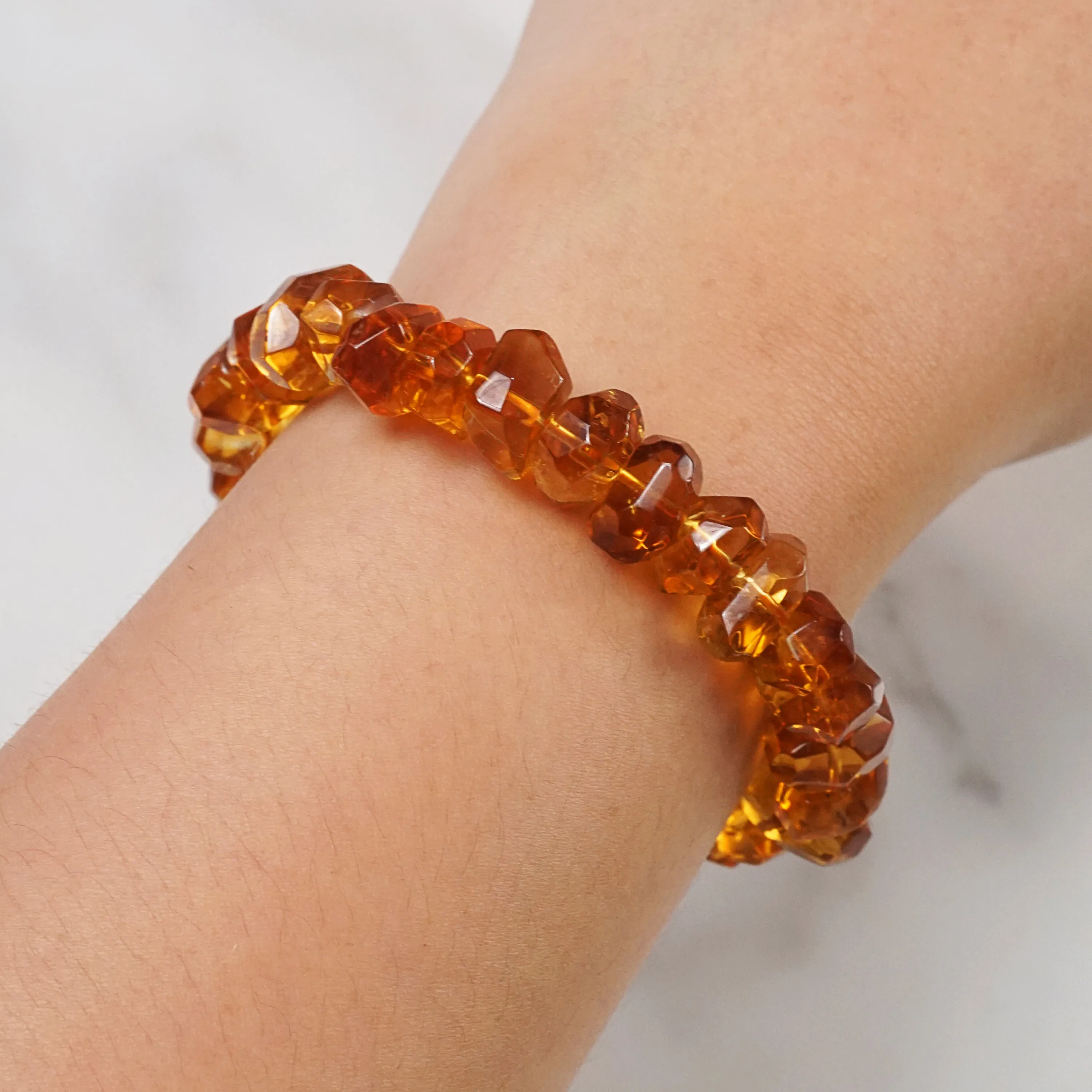 A-Grade Citrine Faceted Nugget