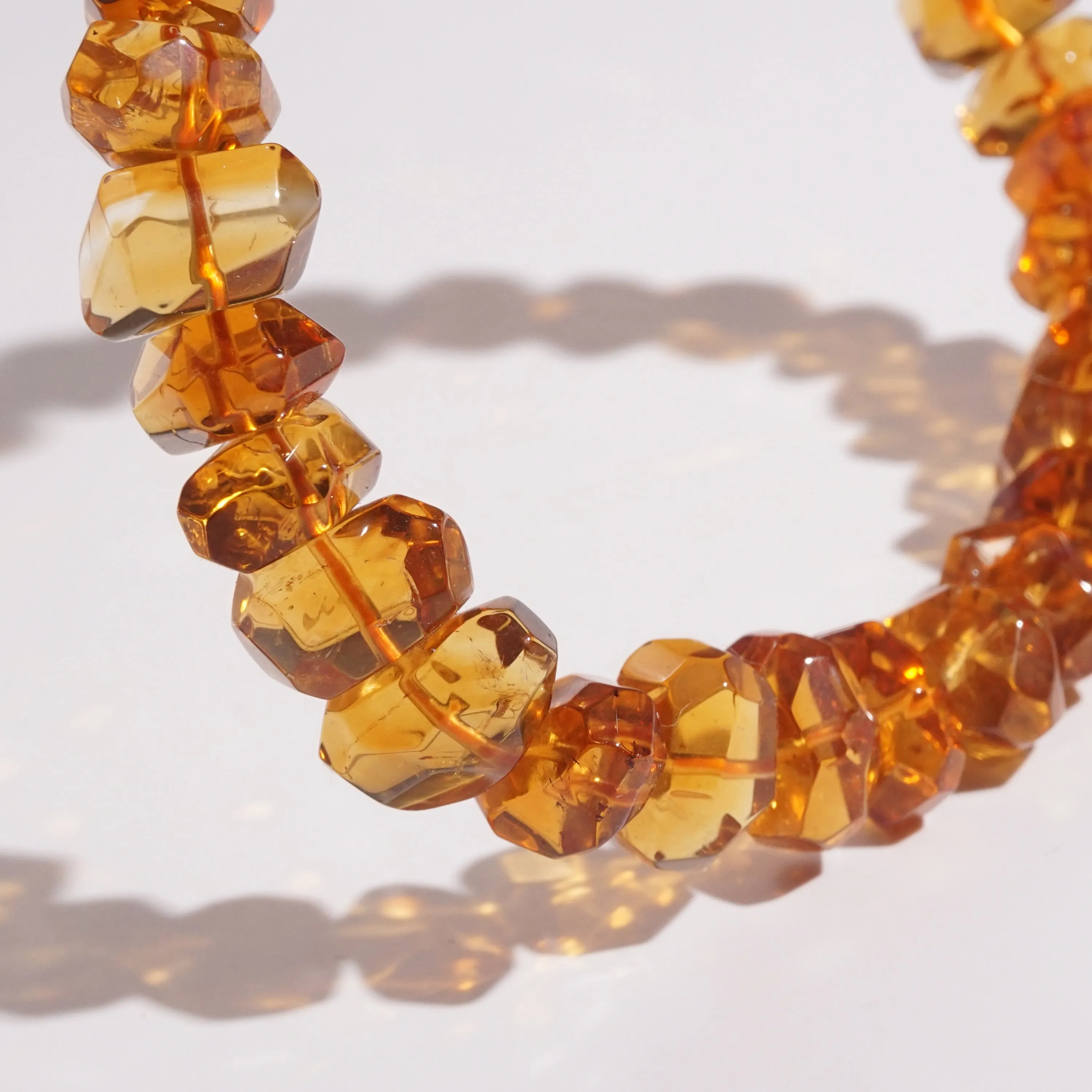 A-Grade Citrine Faceted Nugget
