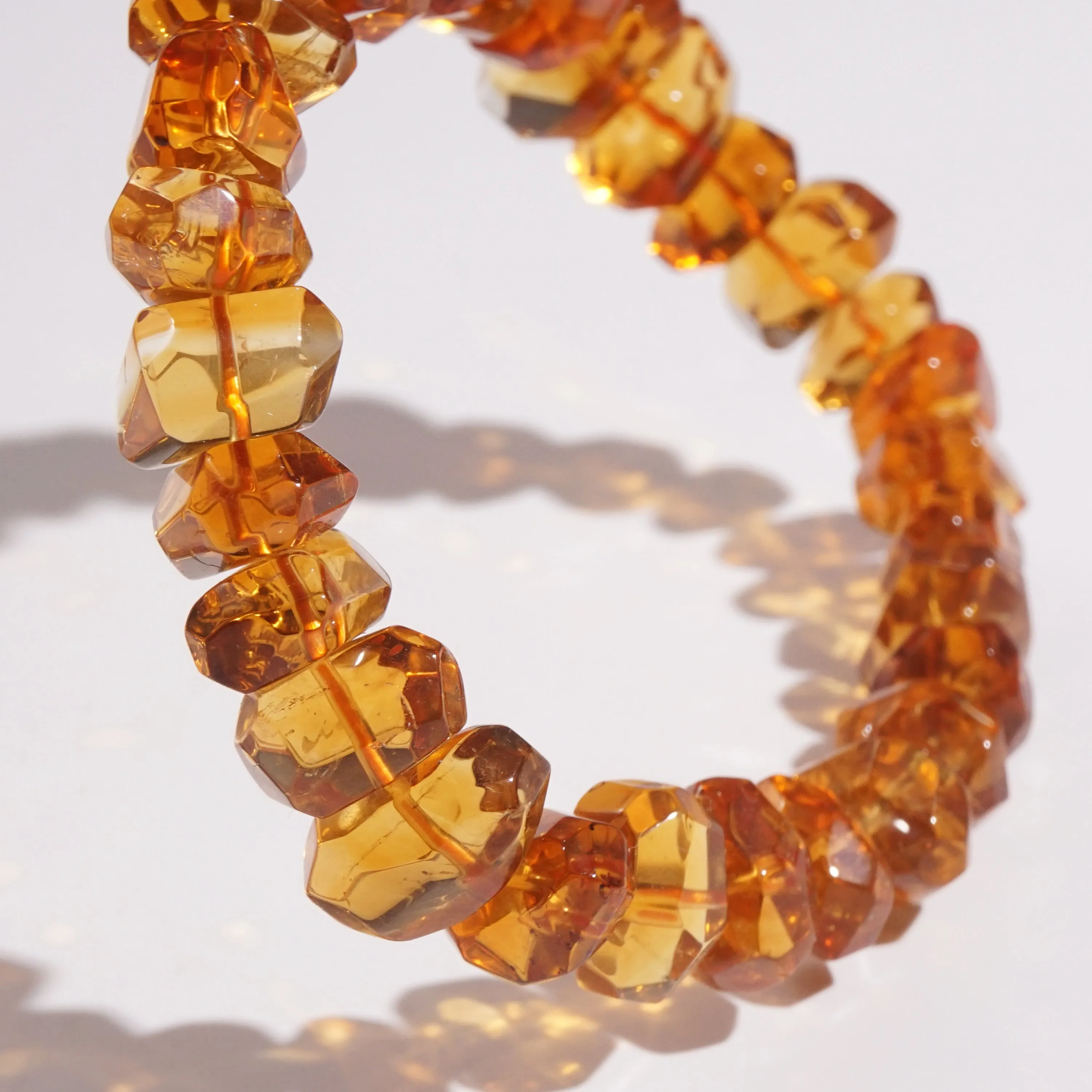 A-Grade Citrine Faceted Nugget