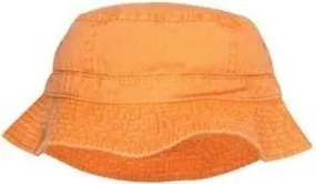 Adams ACVA101 Vacationer Pigment Dyed Bucket Hat - Tangerine