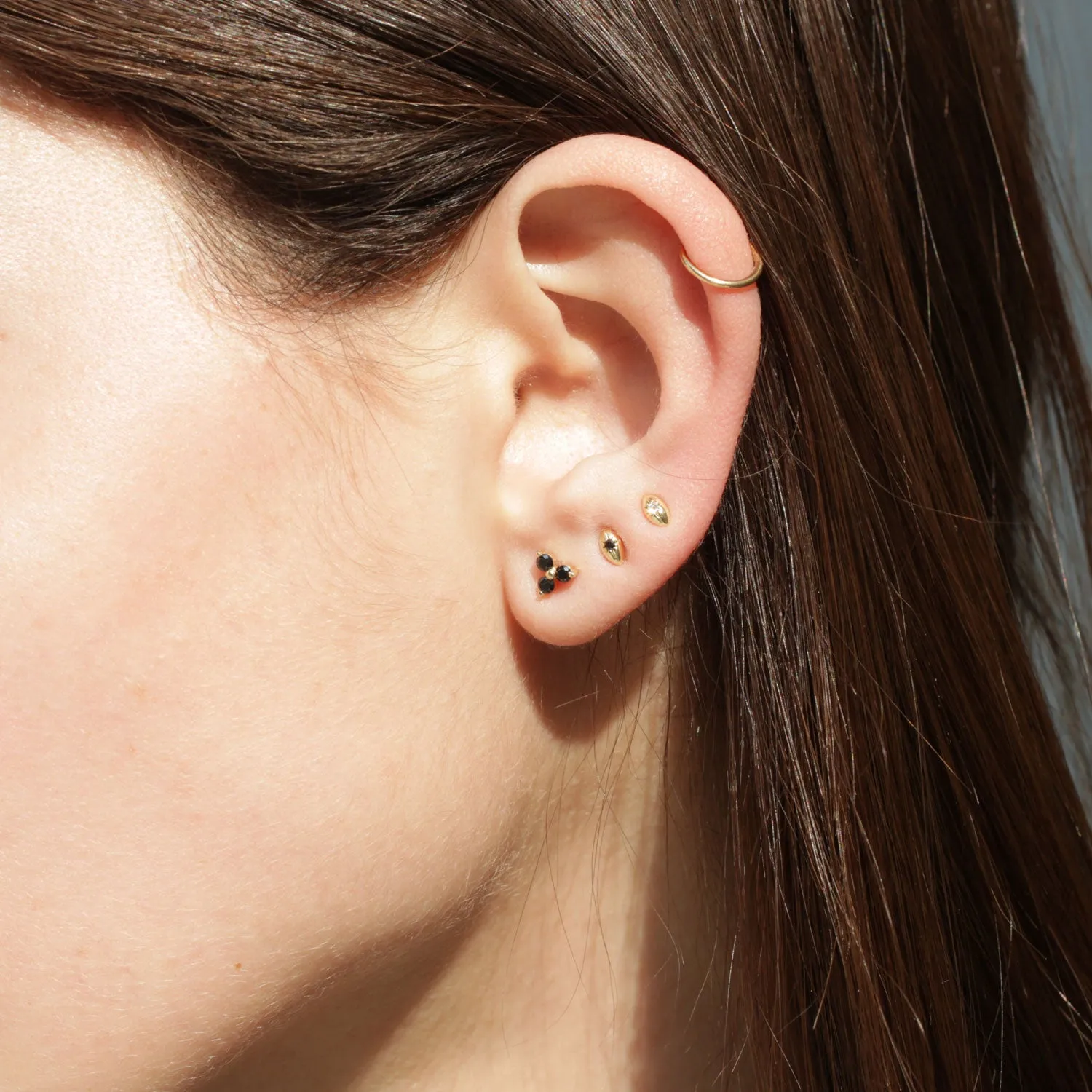 Agatha Earring Black Diamond