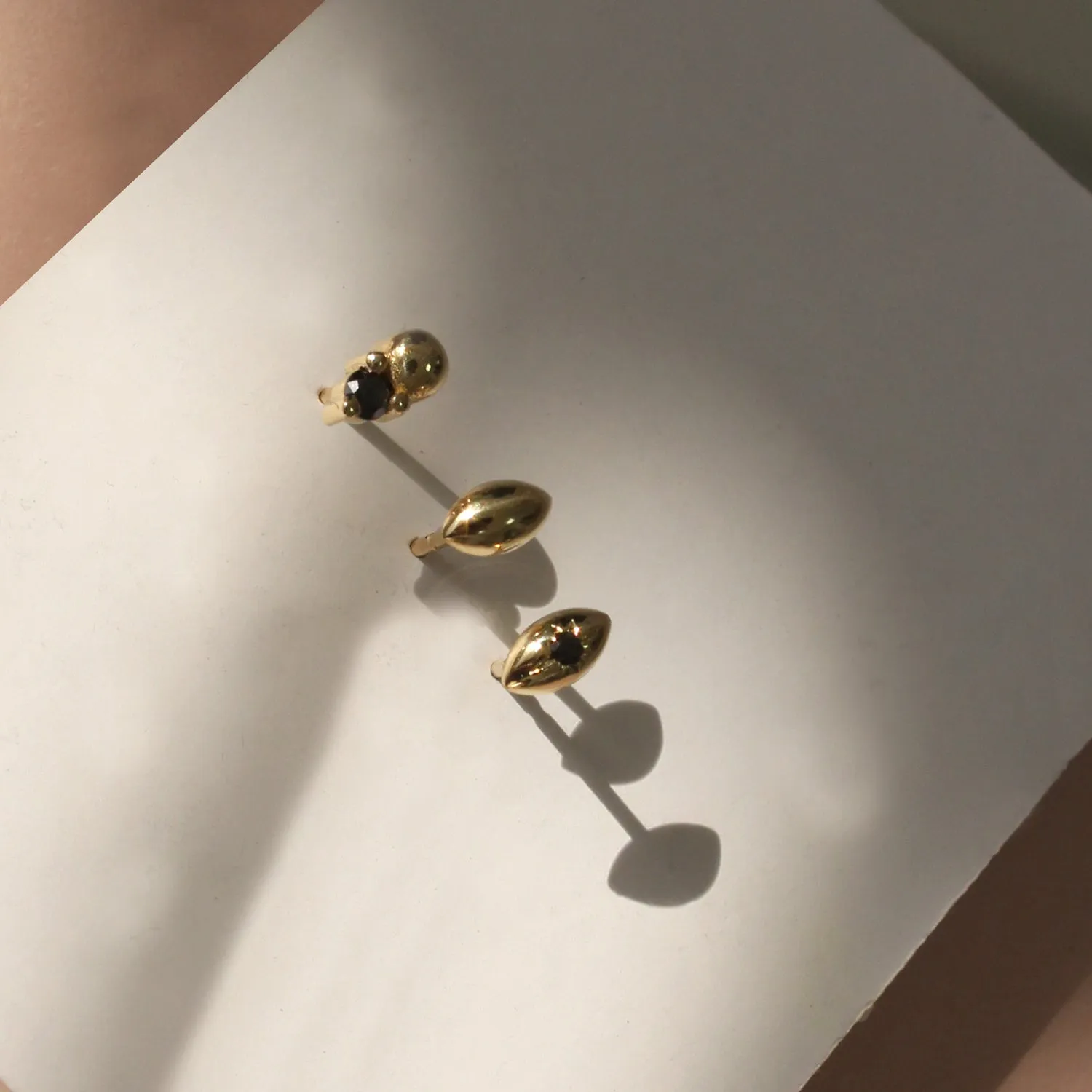 Agatha Earring Black Diamond