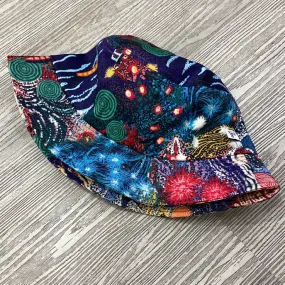 Akoo - coral bucket hat