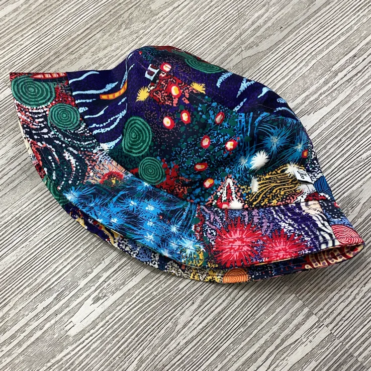 Akoo - coral bucket hat