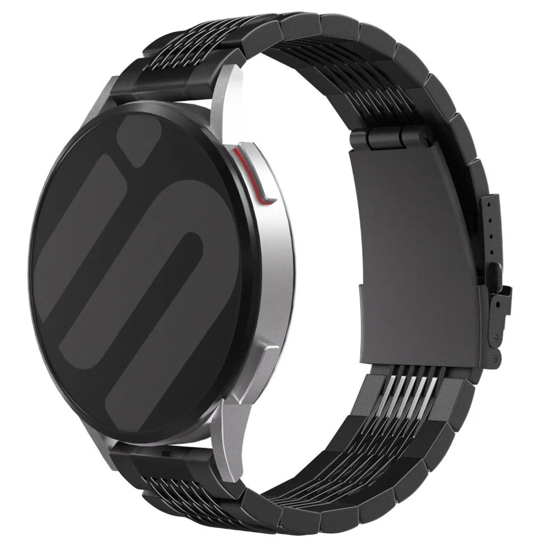 Amazfit Bip 5 Luxury Steel Chain Strap (Black)