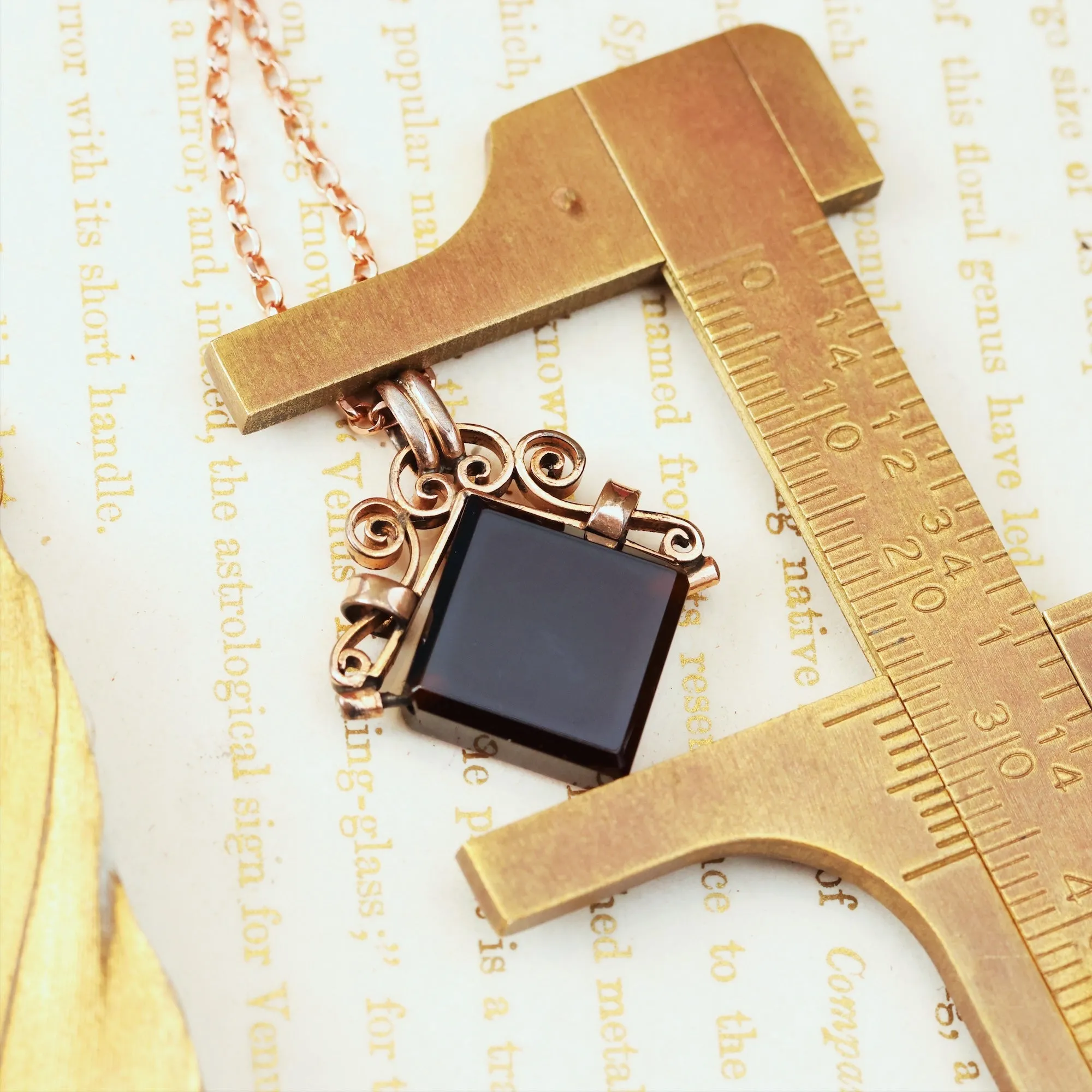 Antique Centurion Tassie Style Swivel Pendant