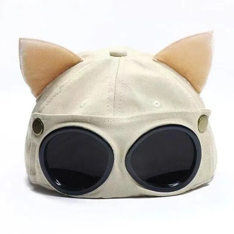 Aviator Hat Summer Personality Glasses Baseball Cap Female Unisex Sunglasses Cap Male Cap Baseball cap Boys Cap