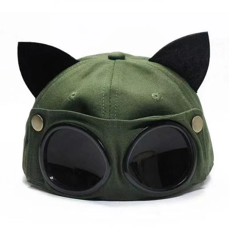 Aviator Hat Summer Personality Glasses Baseball Cap Female Unisex Sunglasses Cap Male Cap Baseball cap Boys Cap
