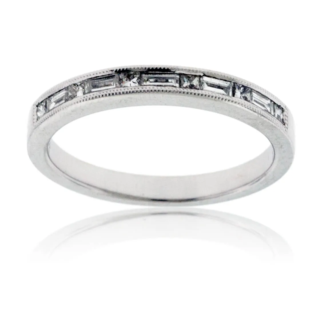 Baguette Diamond Accent or Stackable Ring