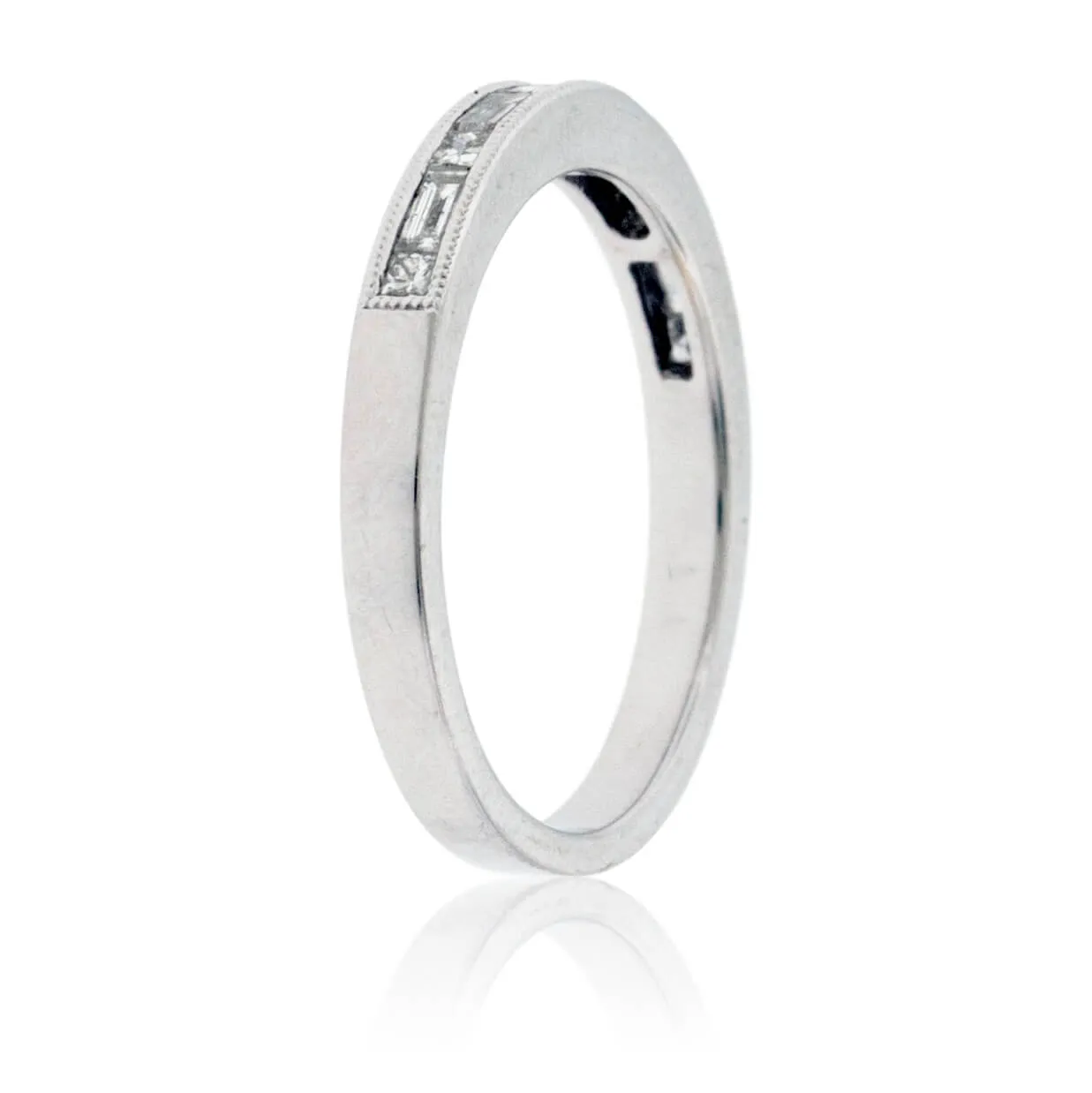 Baguette Diamond Accent or Stackable Ring