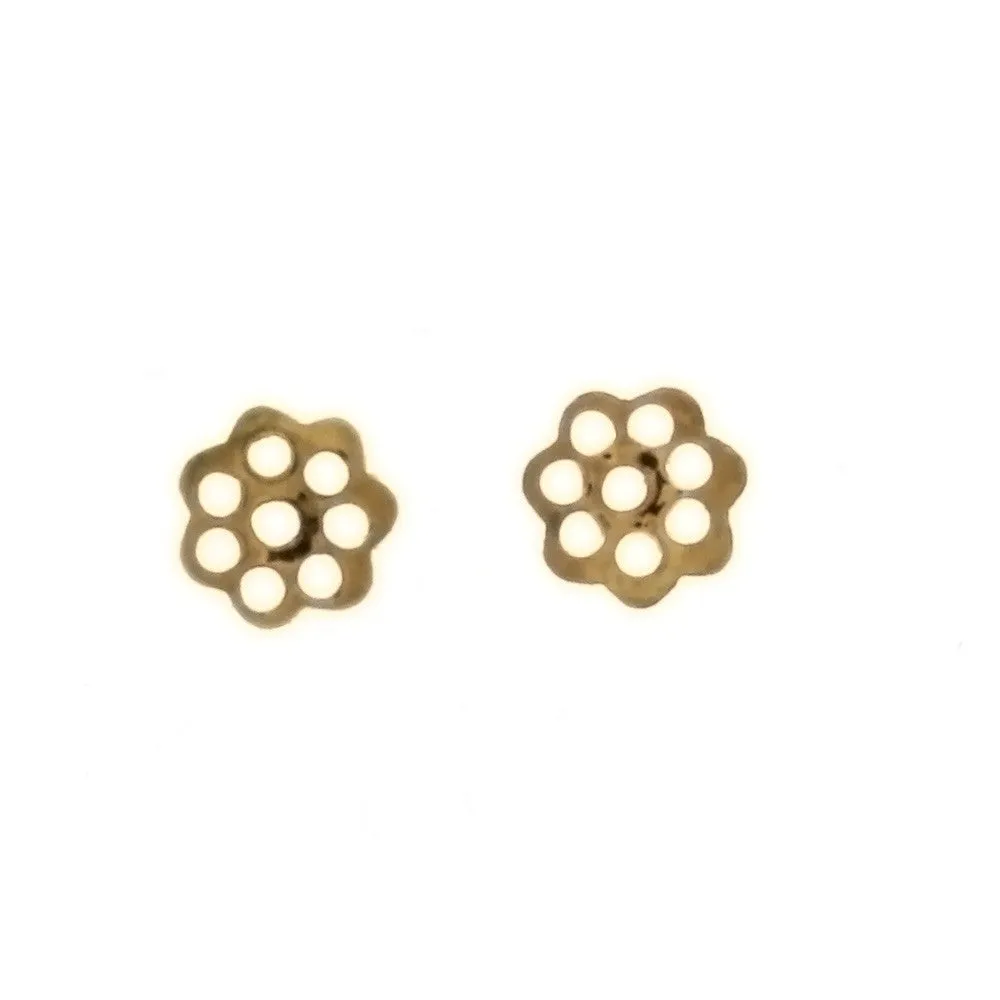 BEAD CAP 6 MM BASE FINDING (1 DOZ)