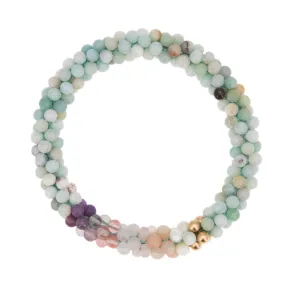Beaded Gemstone Bracelet: Libra Colors