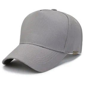 Big Size Cap Men Women Cotton Solid Big Head Trucker Cap Male Bone Baseball Caps Hip Hop Snapback Hat Golf Size60-65cm