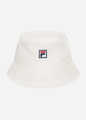 Bizerte fitted bucket hat - antique white