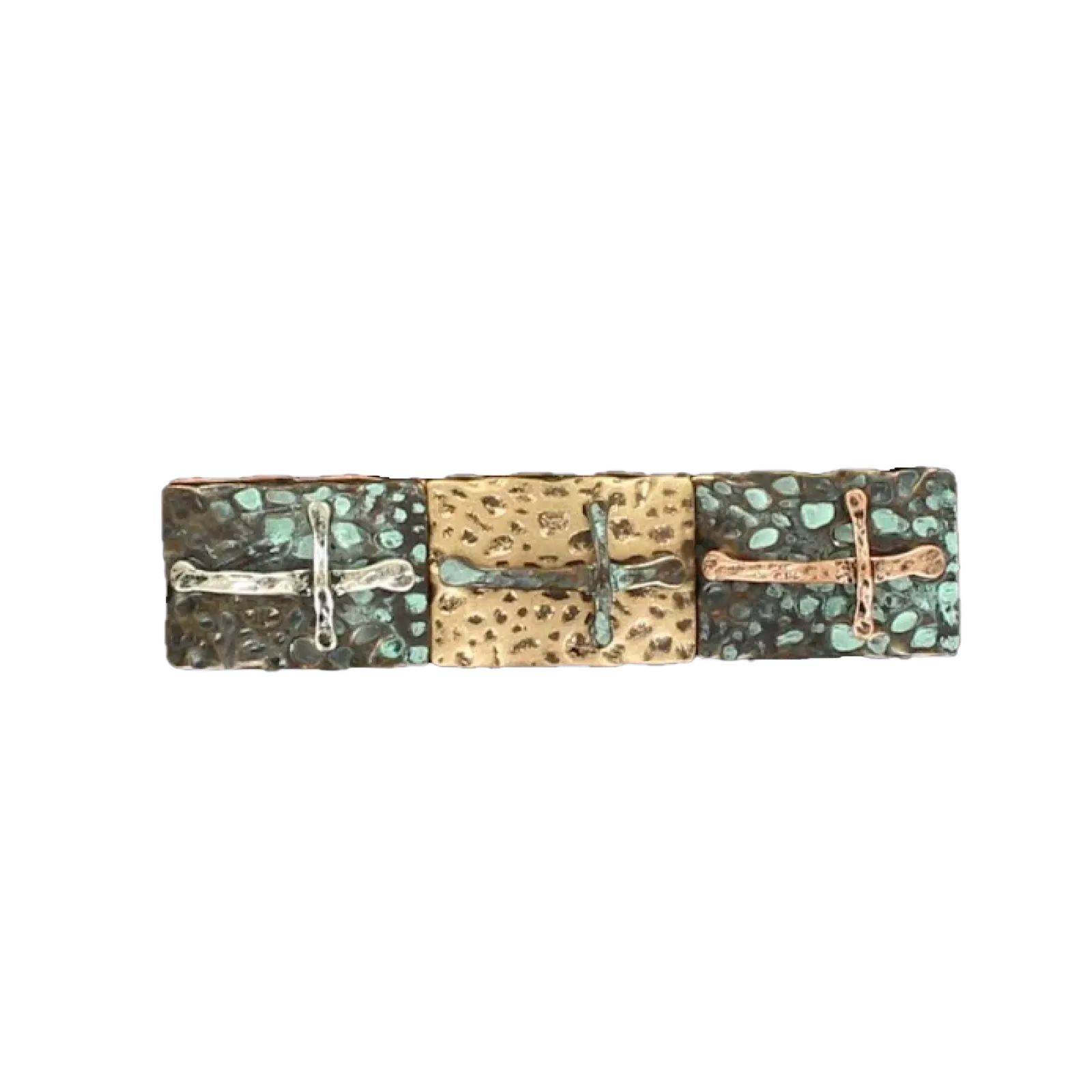 Blazin Roxx® Ladies Cross Mix Metal Bracelet 29046