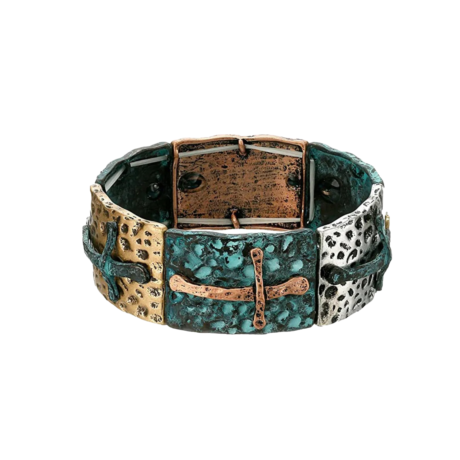 Blazin Roxx® Ladies Cross Mix Metal Bracelet 29046