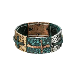 Blazin Roxx® Ladies Cross Mix Metal Bracelet 29046