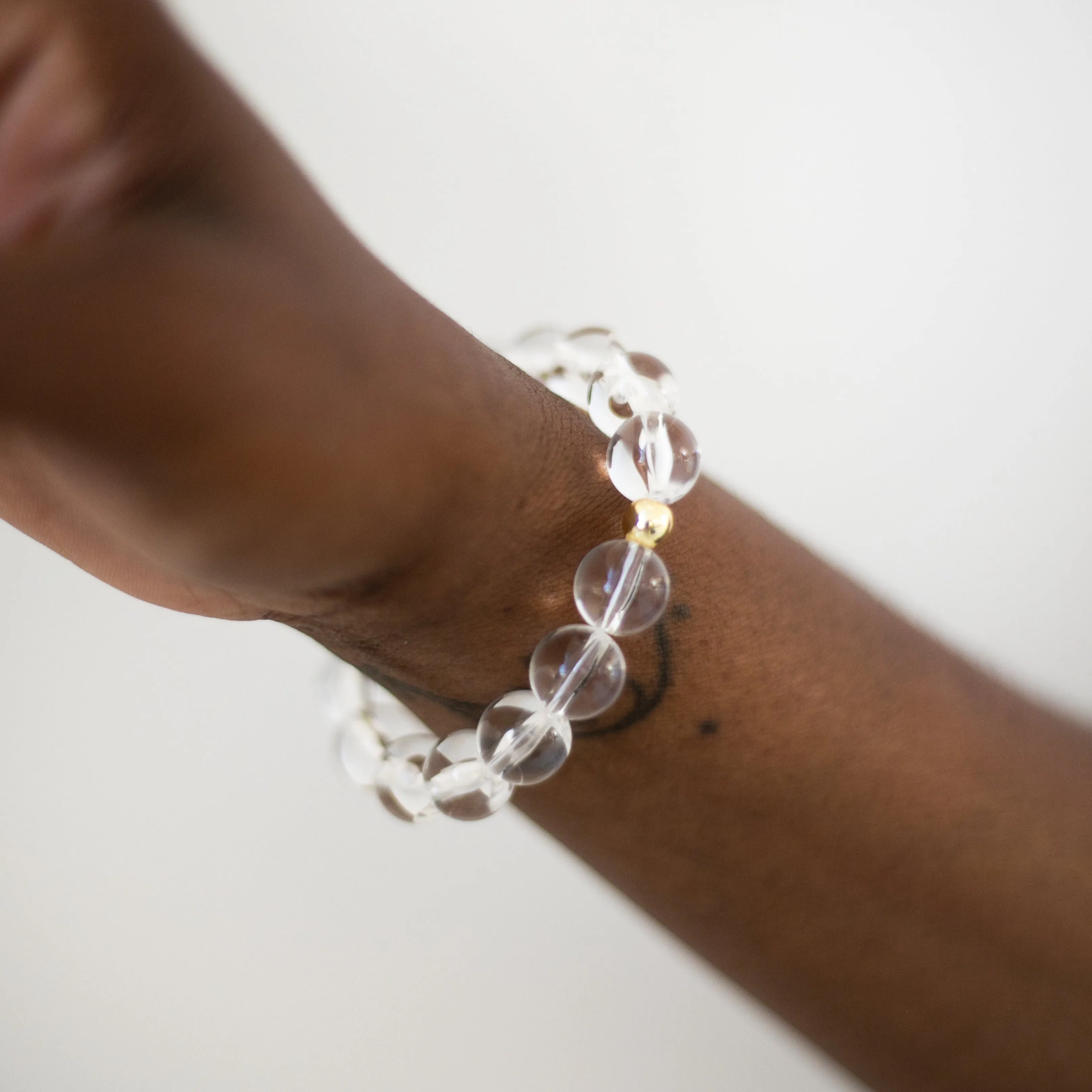 Bubble Bracelet: Chiffon Clear