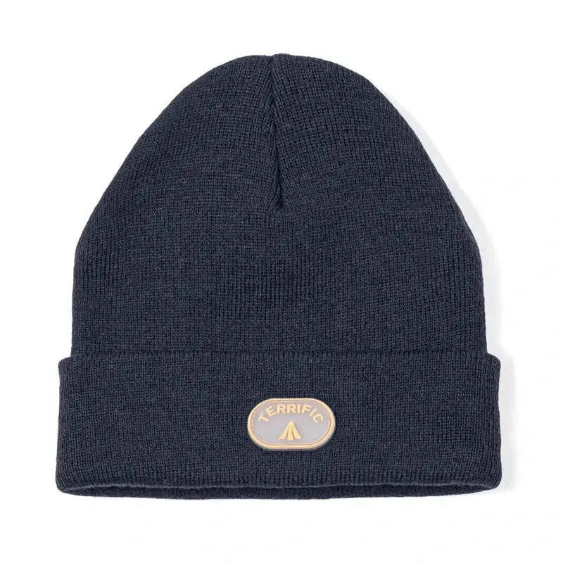 Casual Retro Warm Cotton Knitted Cap - Wine Red Big Head Hat