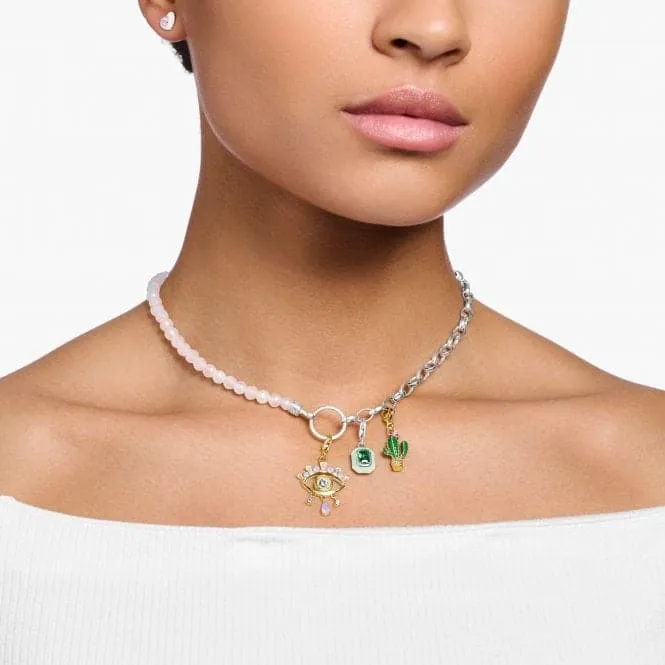 Charm Club Pink Pearls Necklace KE2188-034-9