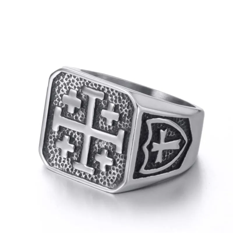 Christian Ring <br> Jerusalem Cross