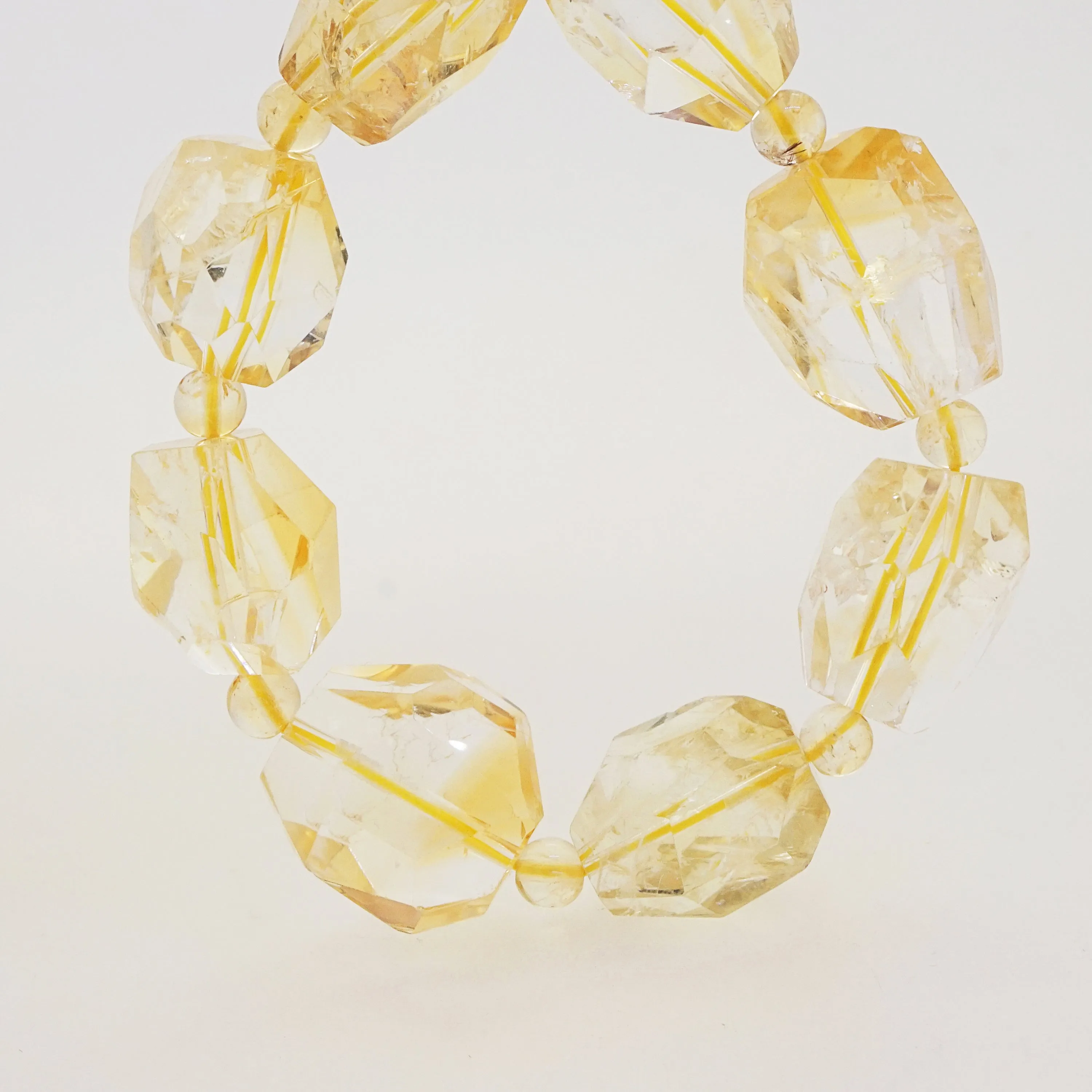 Citrine Faceted Tumble