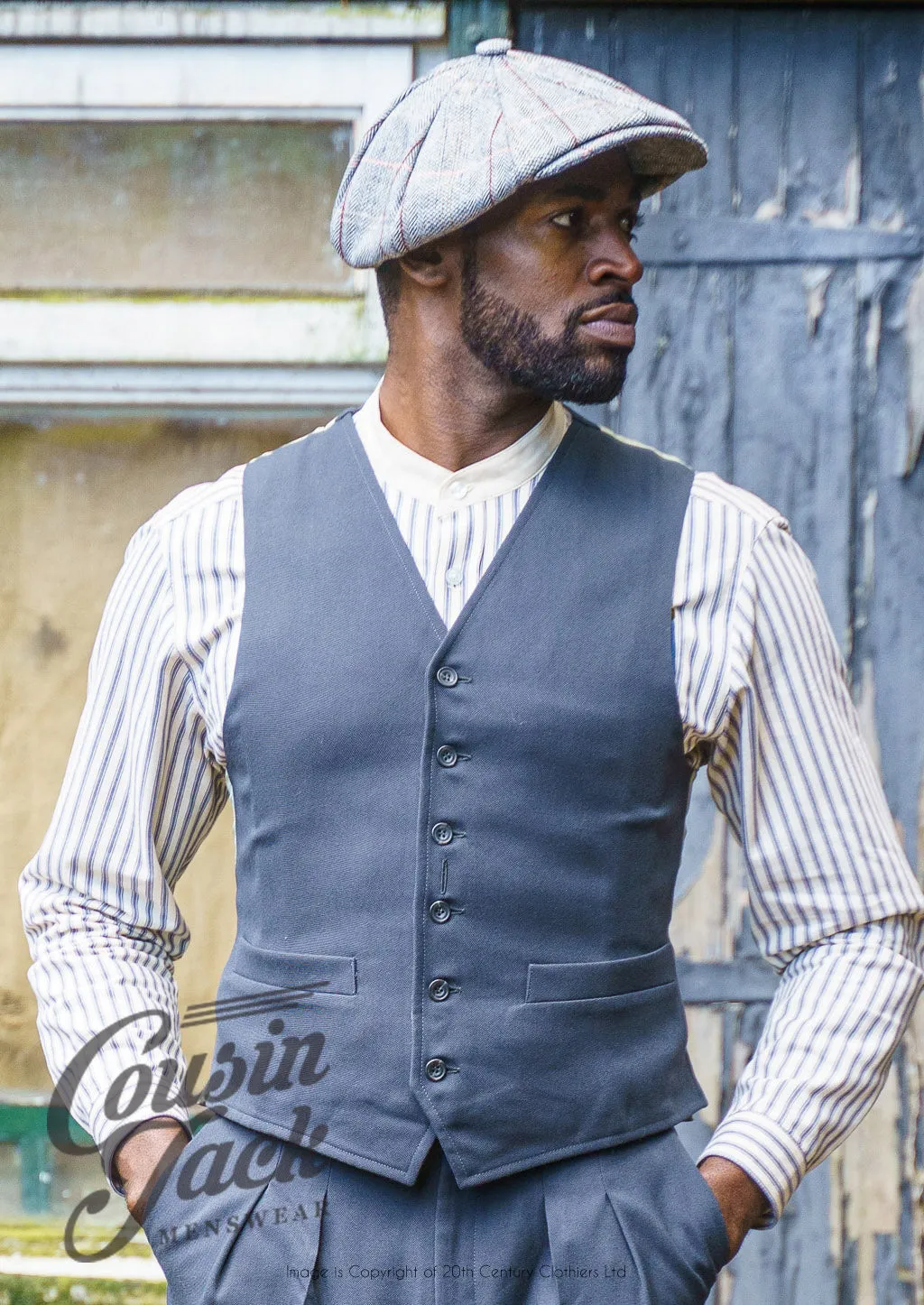 Classic Waistcoat - Charcoal Twill