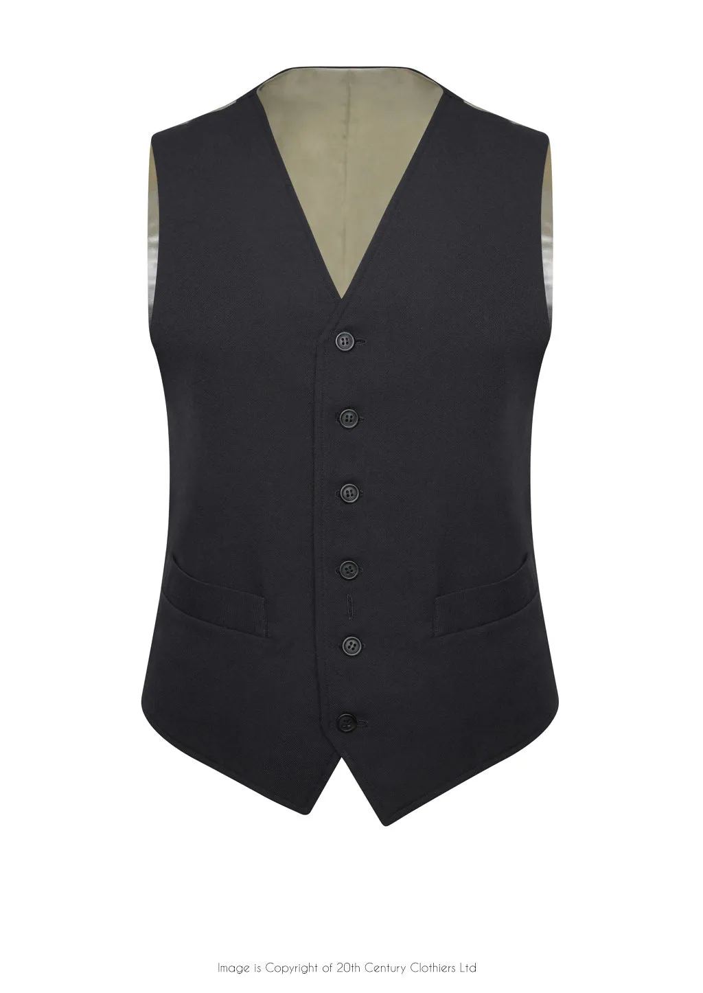 Classic Waistcoat - Charcoal Twill