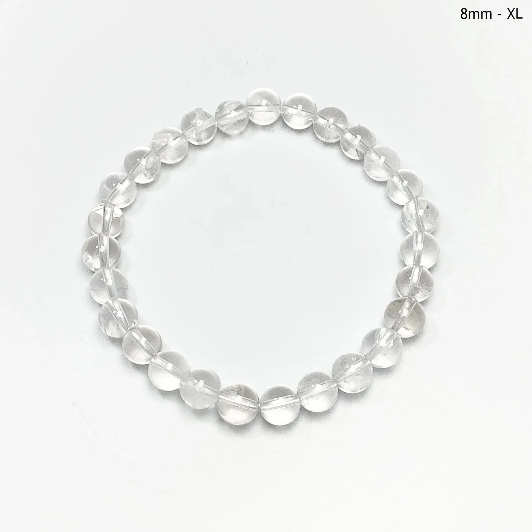 Clear Quartz Beaded Bracelet
