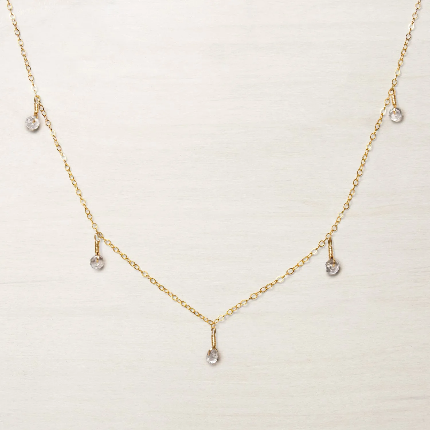 Clear Quartz Statement Necklace