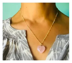 Corazon - Rose Quartz Necklace