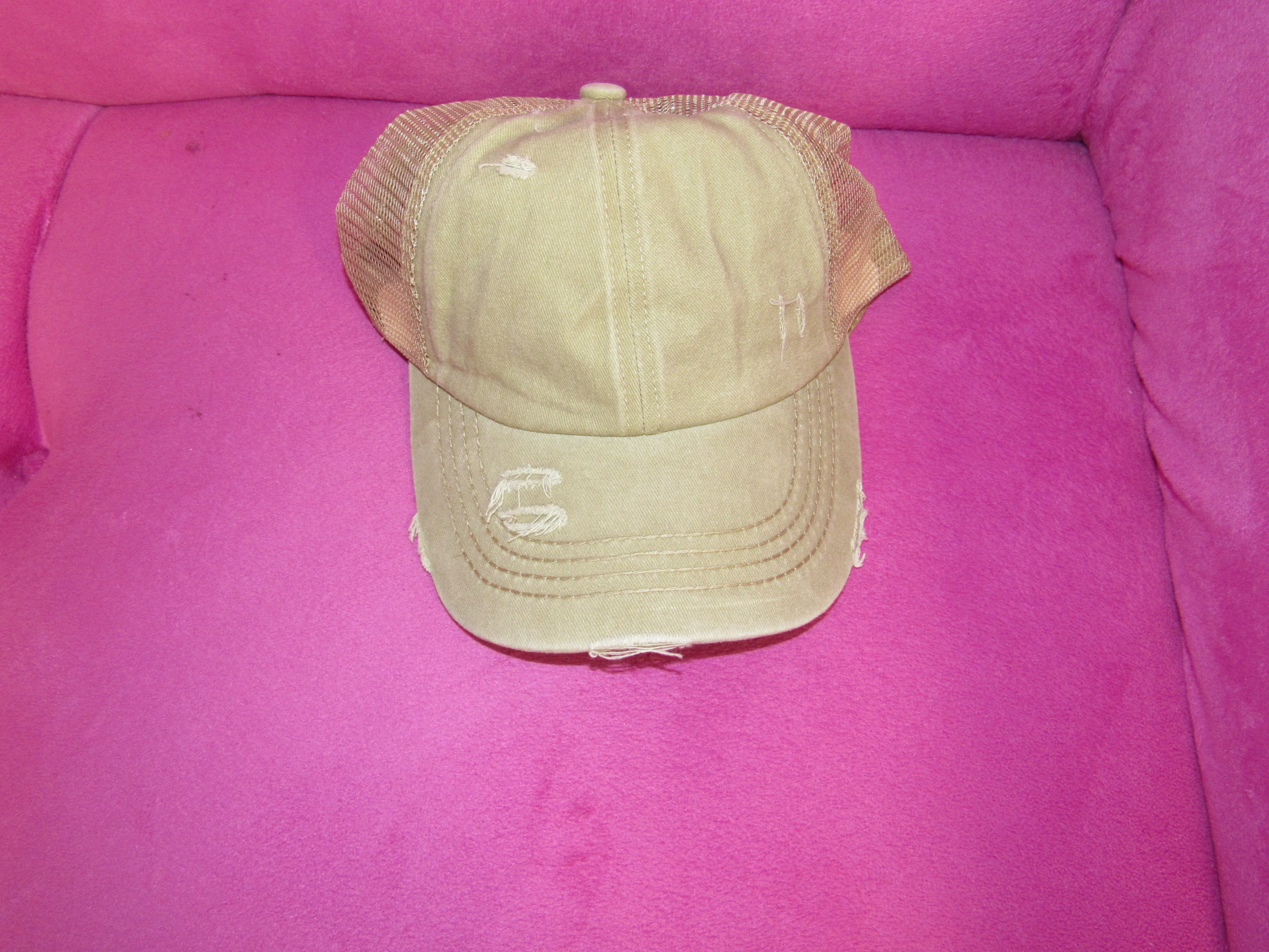Criss-Cross Ponytail Cap