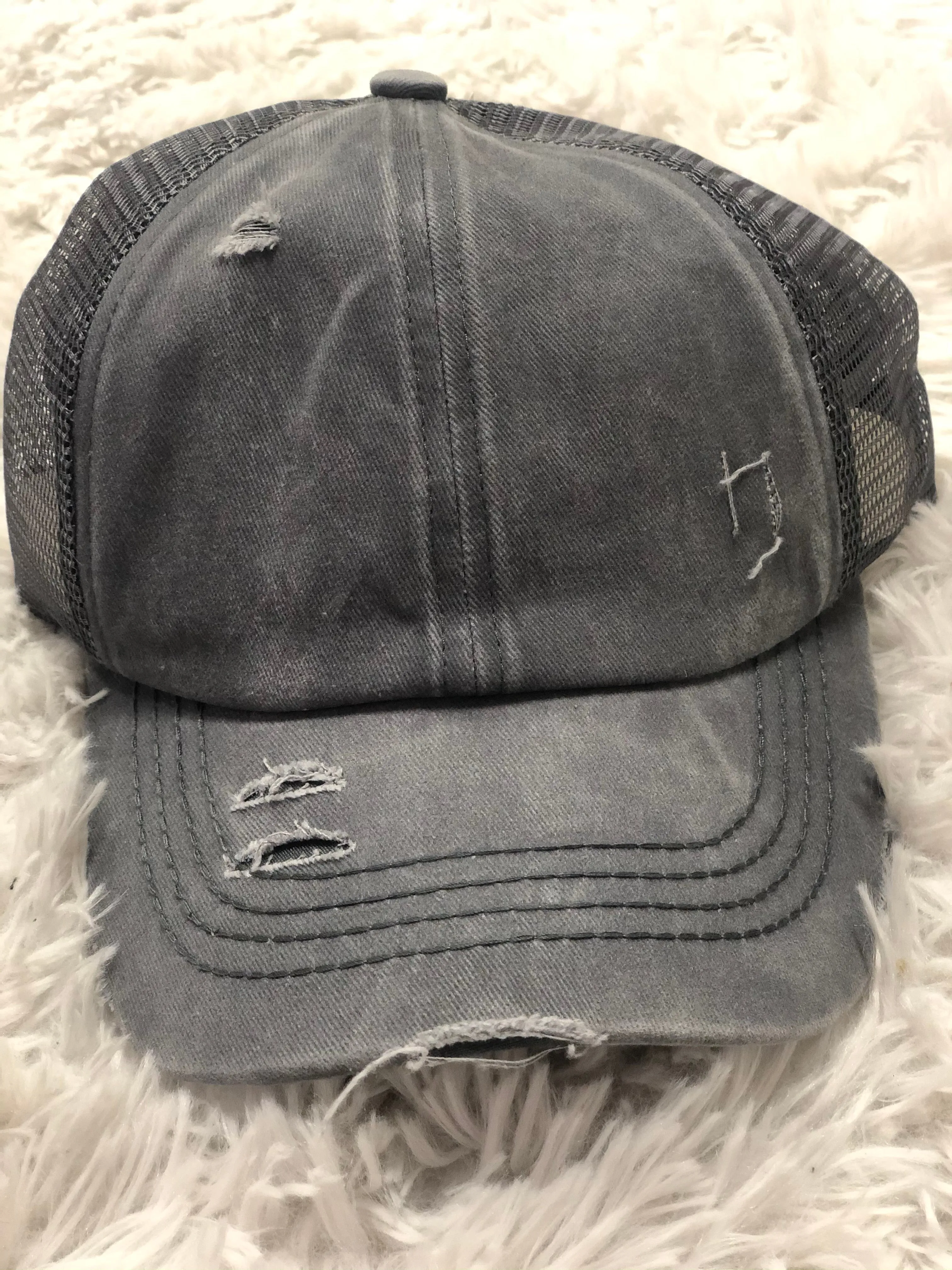 Criss-Cross Ponytail Cap
