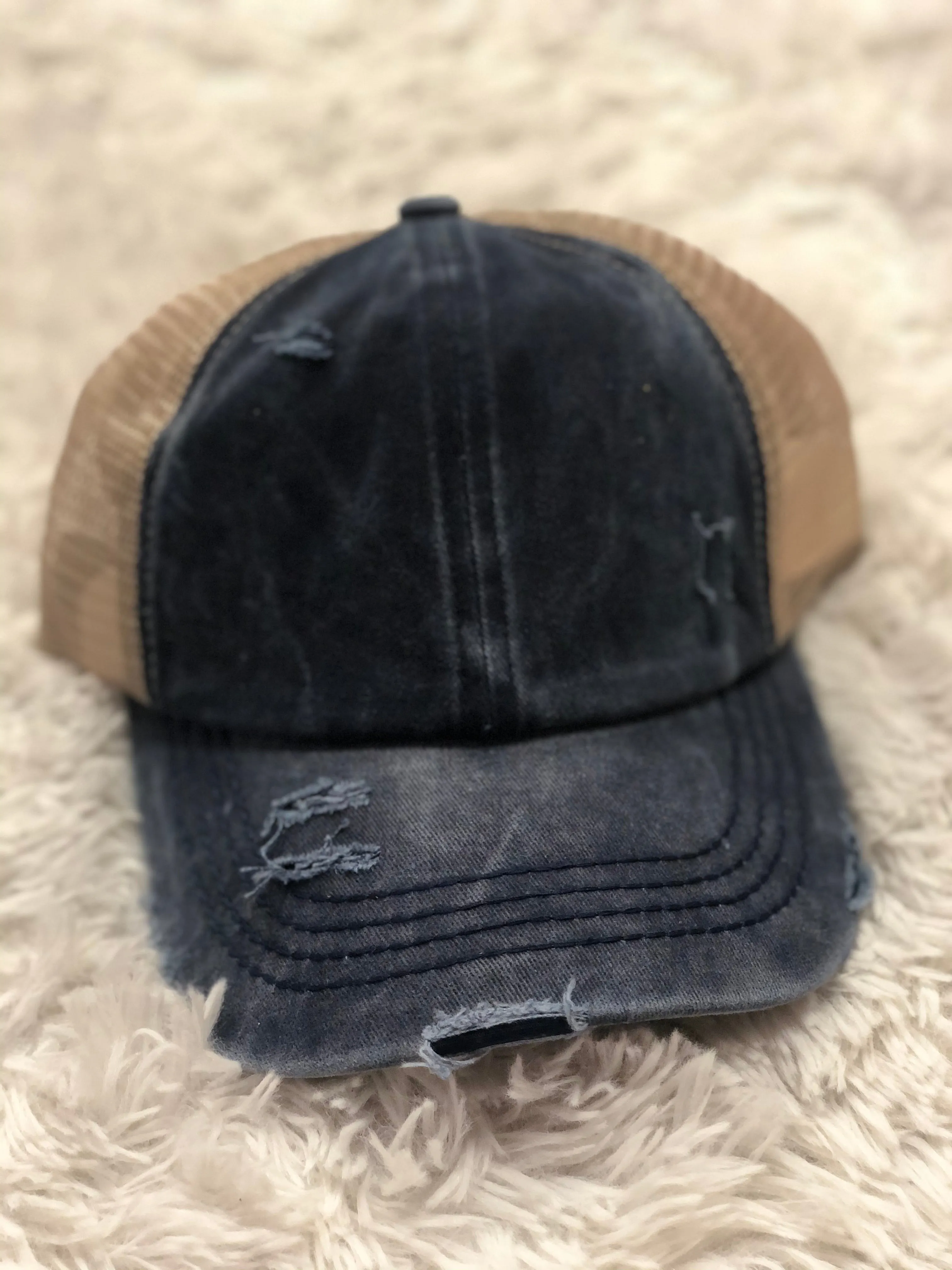 Criss-Cross Ponytail Cap