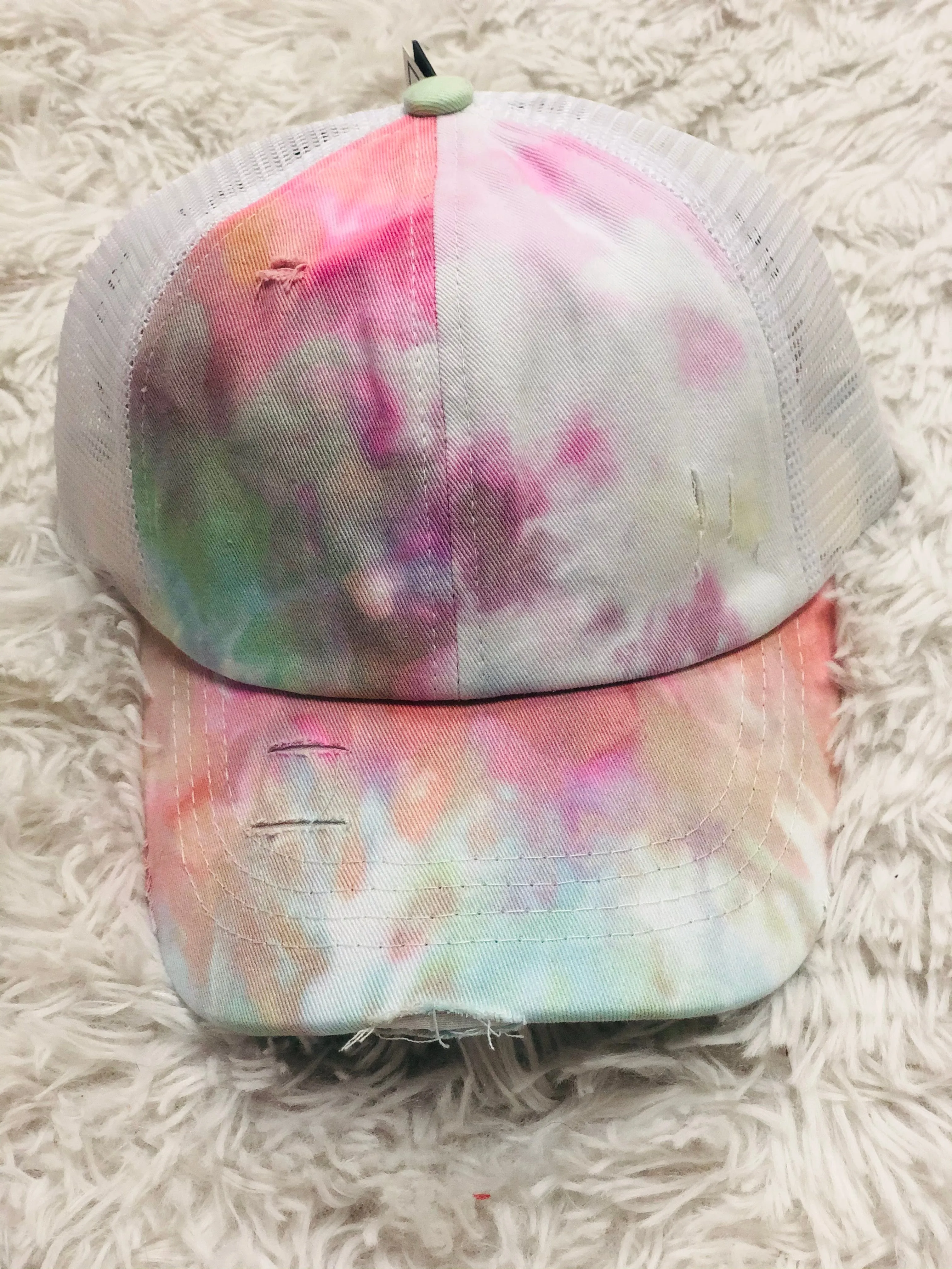 Criss-Cross Ponytail Cap