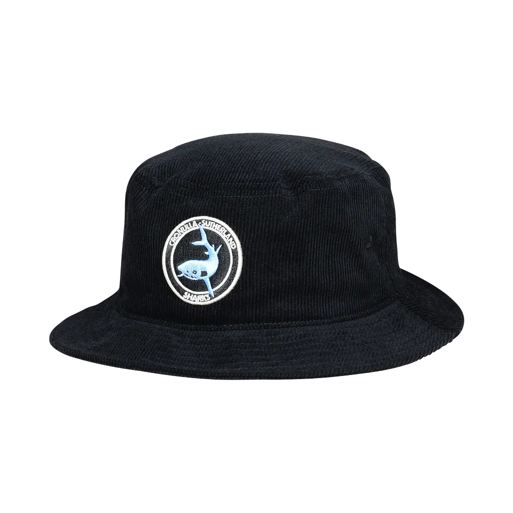 CRONULLA-SUTHERLAND SHARKS NRL CORDUROY BUCKET HAT