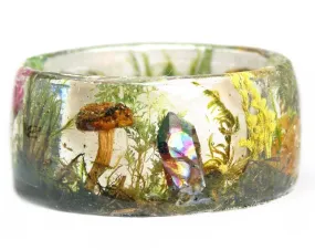 Crystal Garden Resin Bracelet