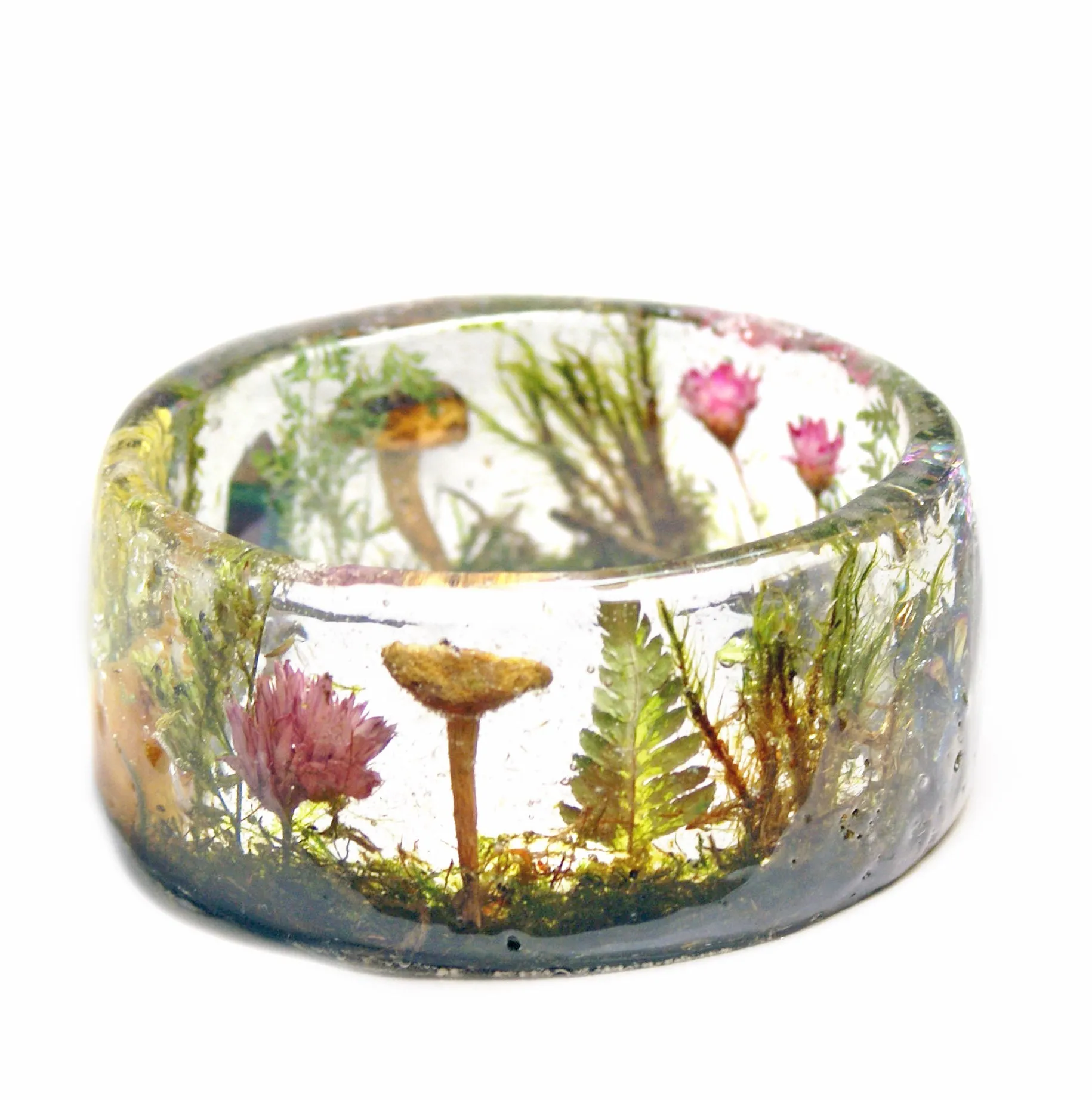 Crystal Garden Resin Bracelet