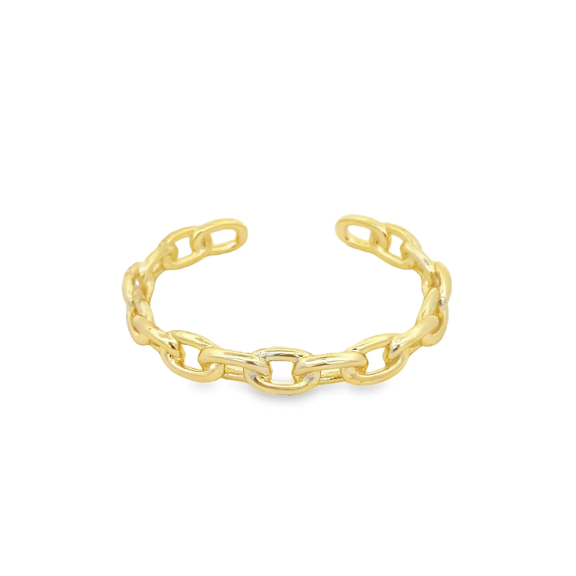Cuban Chain Style Wrist Cuff Bangle Bracelet (B9)