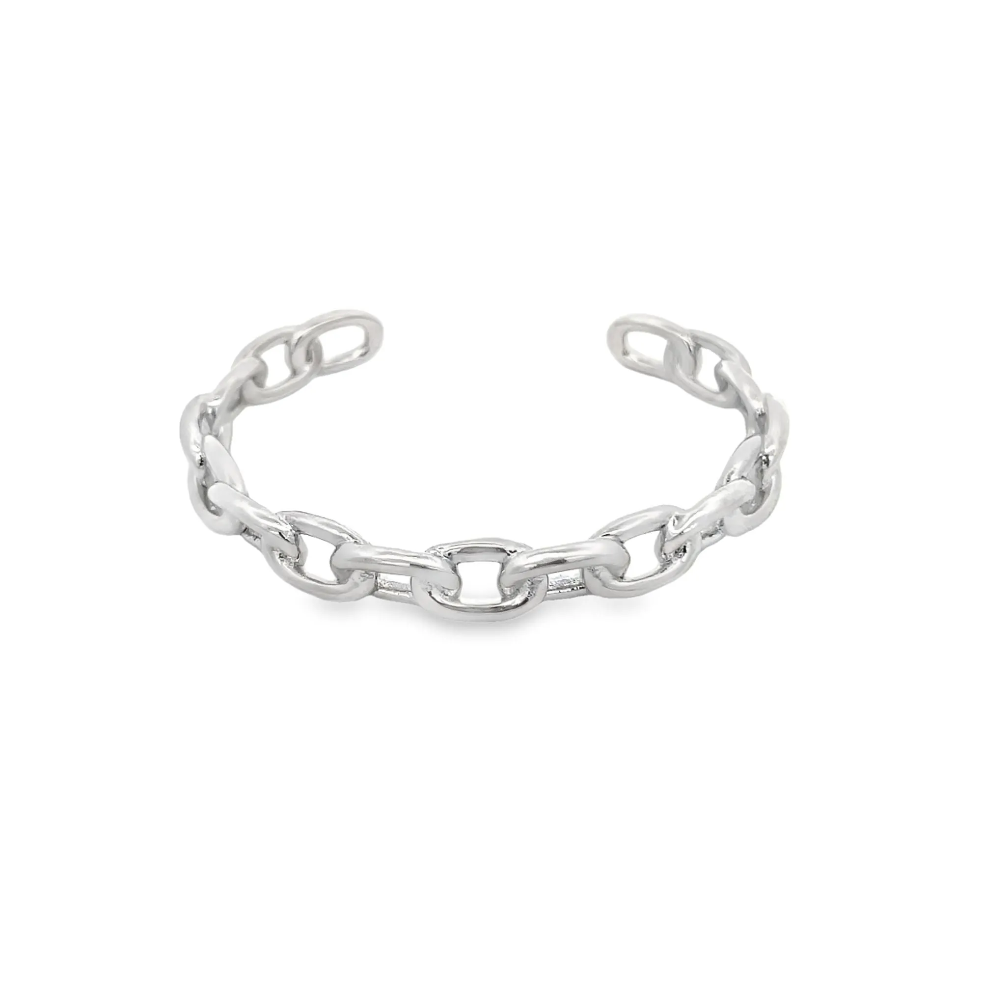 Cuban Chain Style Wrist Cuff Bangle Bracelet (B9)