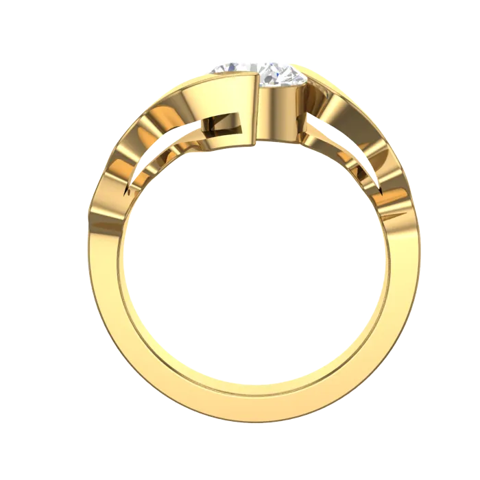 Cubic Zirconia Engagement Ring- Customer Designed Style 4069