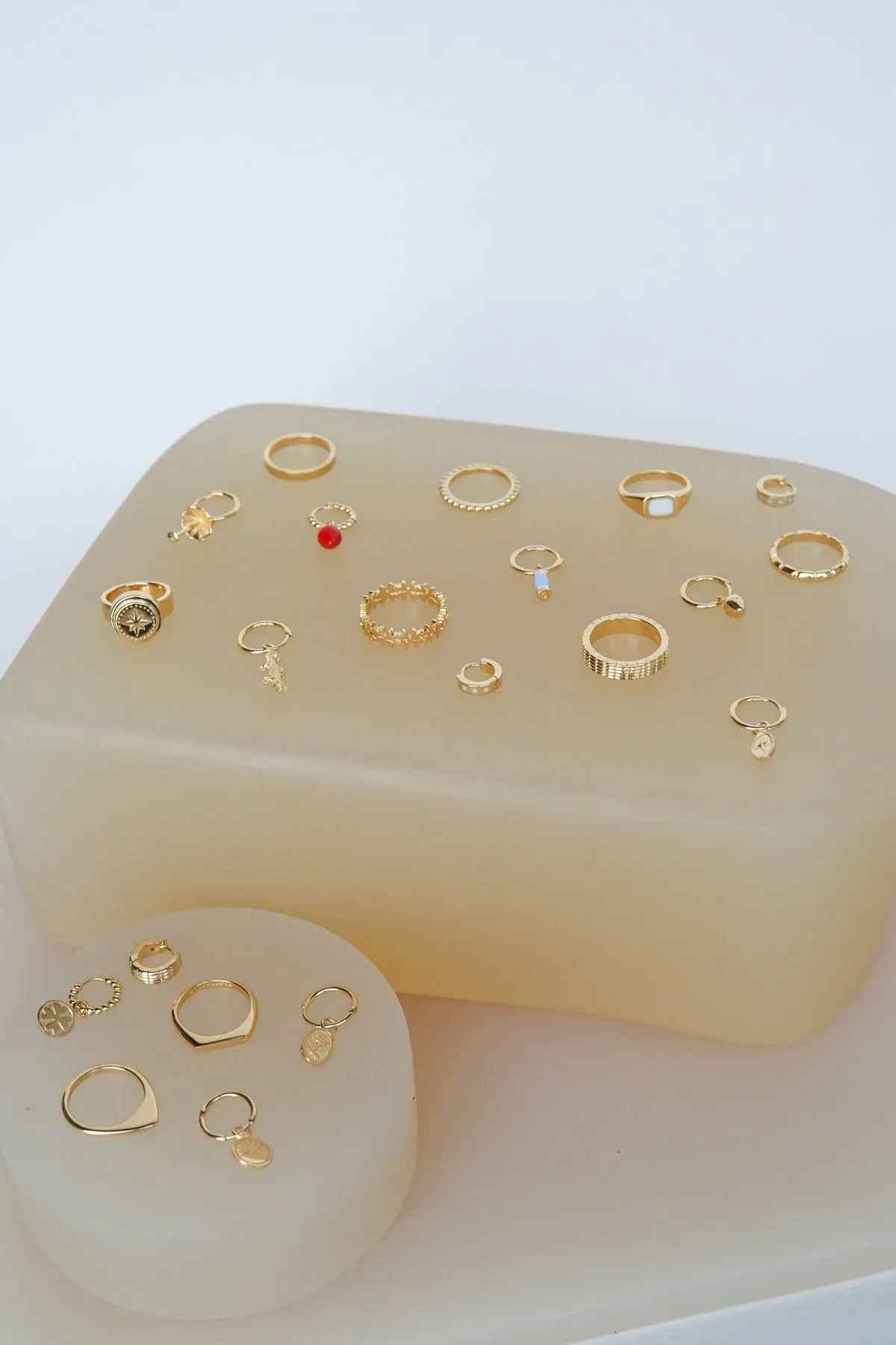 Destination ring gold plated